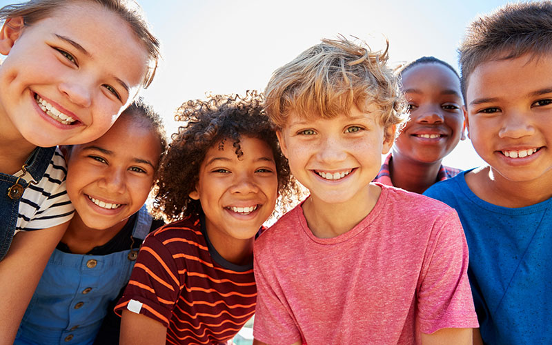 image of happy children