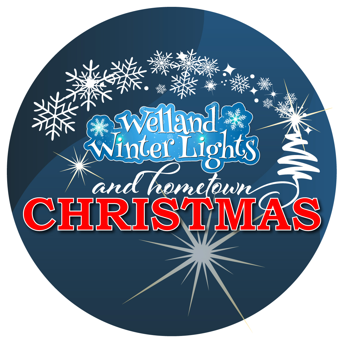 image of hometown Christmas and Welland Winter Lights logos