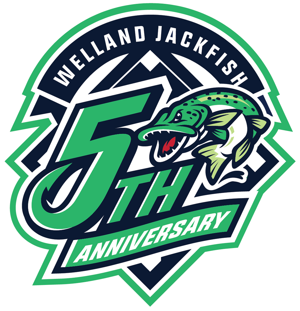 welland jackfish 5th anniversary logo