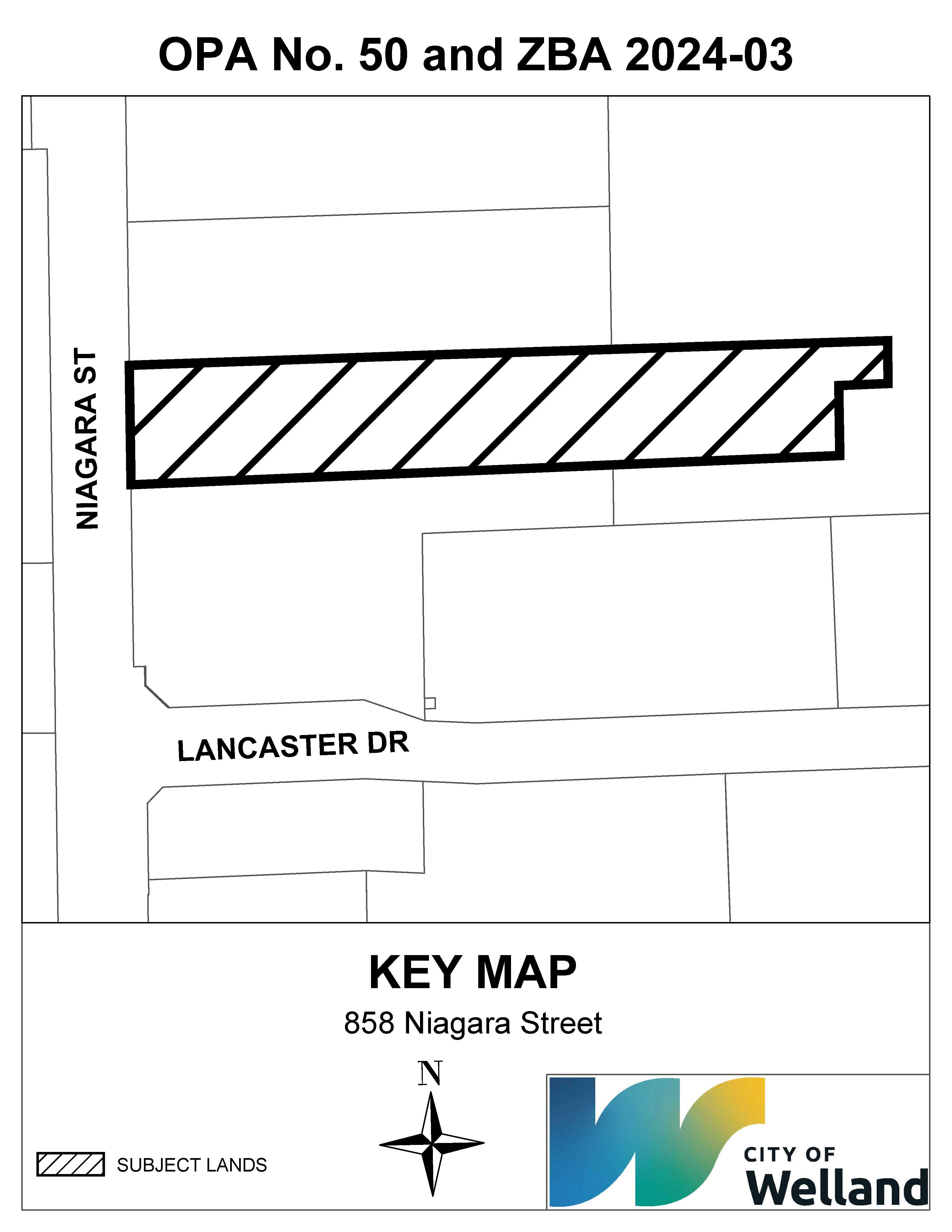 858 Niagara Street Key Map 