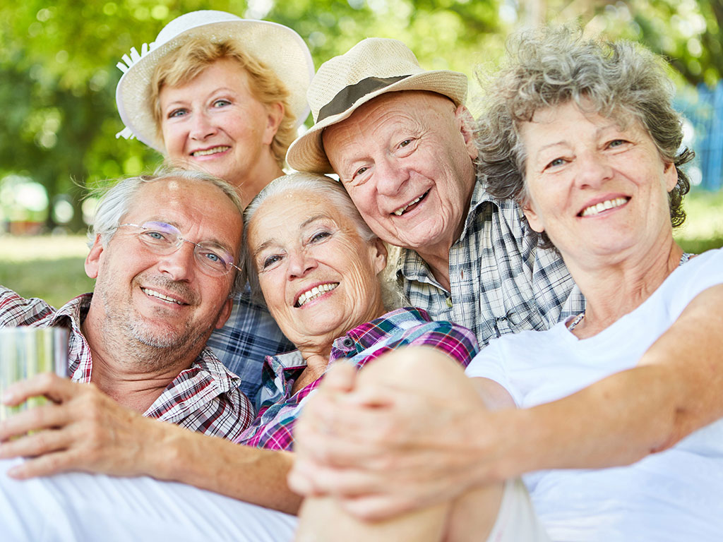 image of seniors in a park