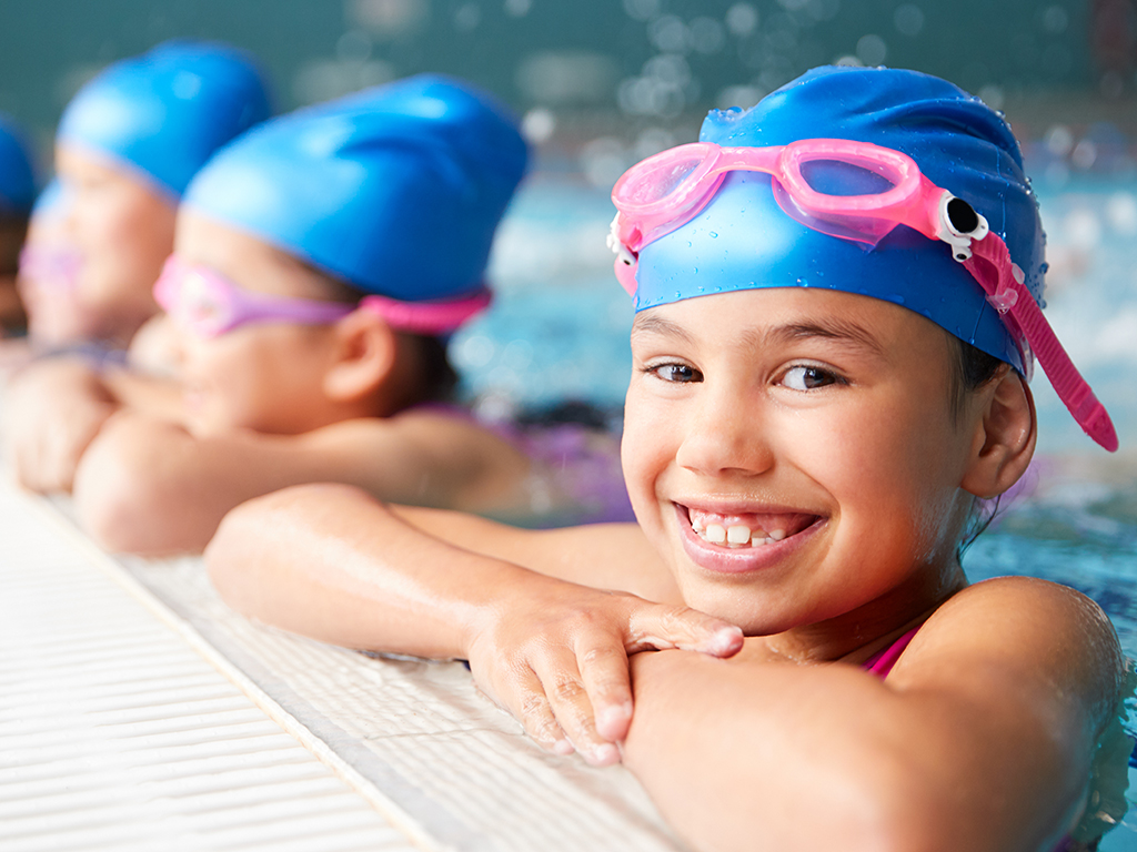 image of swimmers in a pool