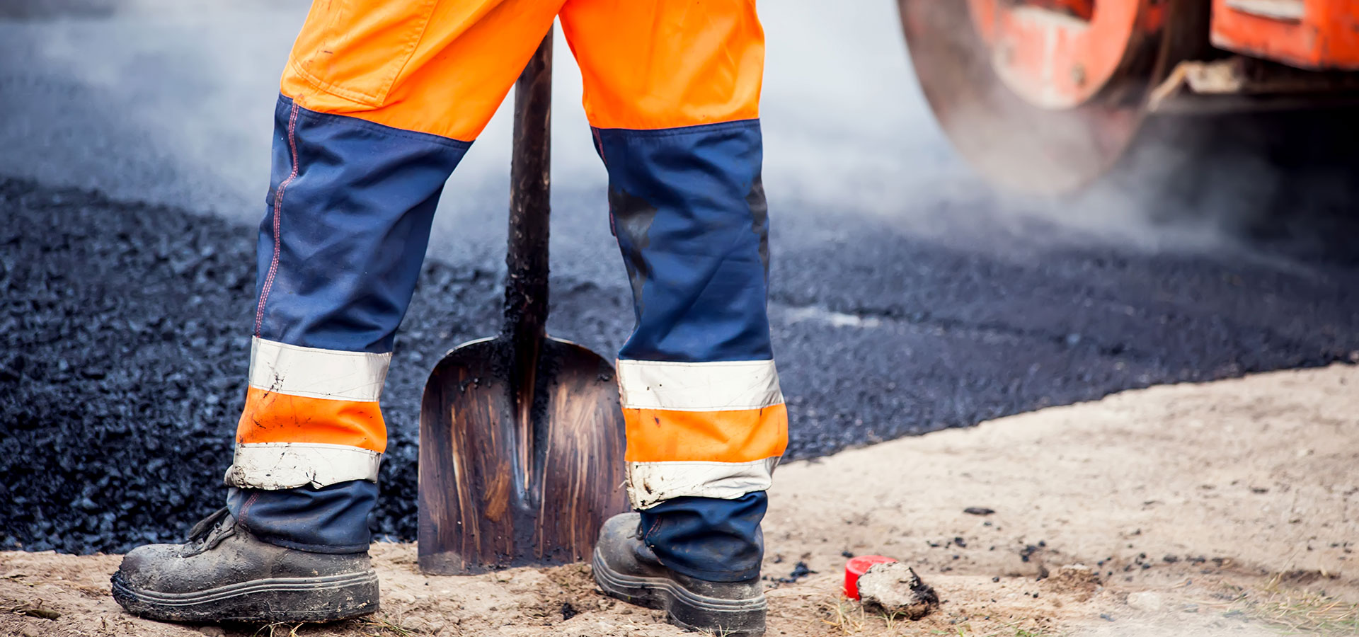 image of road work