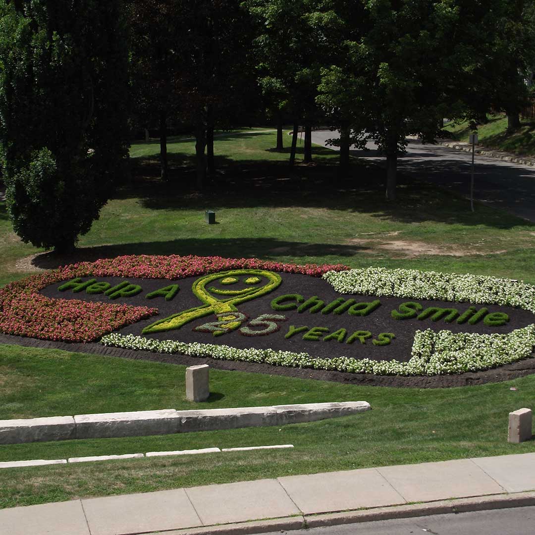 image of help a child                        smile floral display