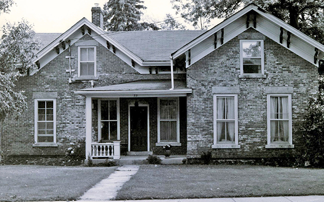 image of the Hooker House then