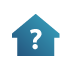icon of a house with a question mark