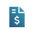 icon of a financial document