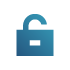 icon of an open lock