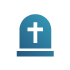 icon of a tombstone