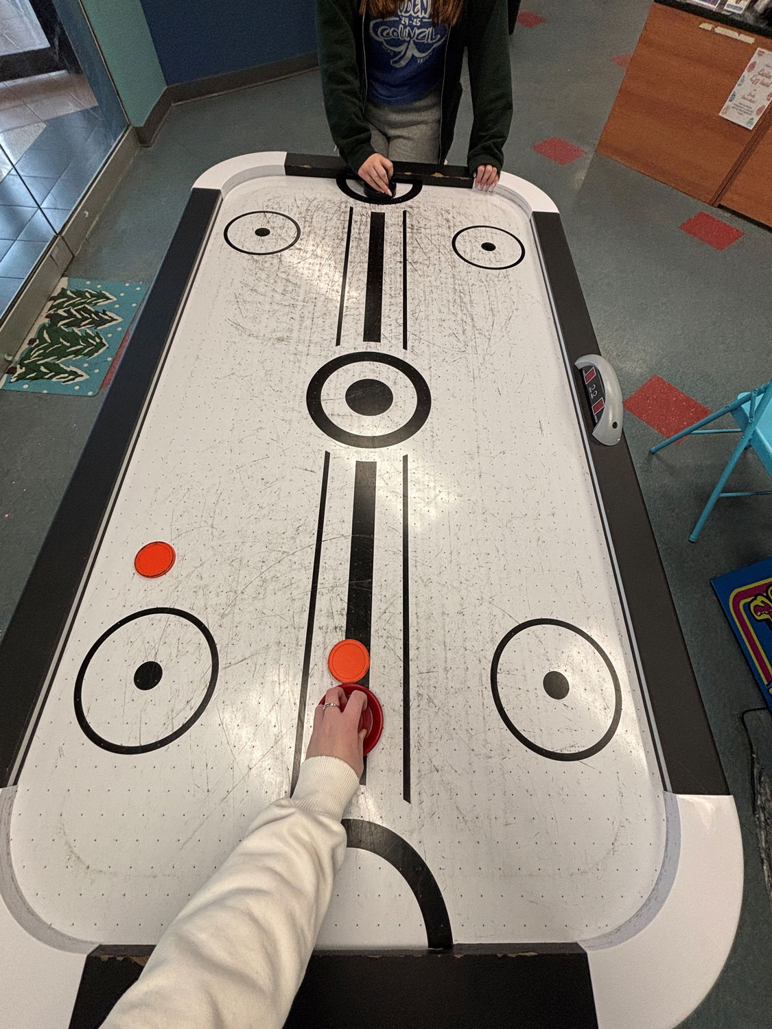 image of the foosball table