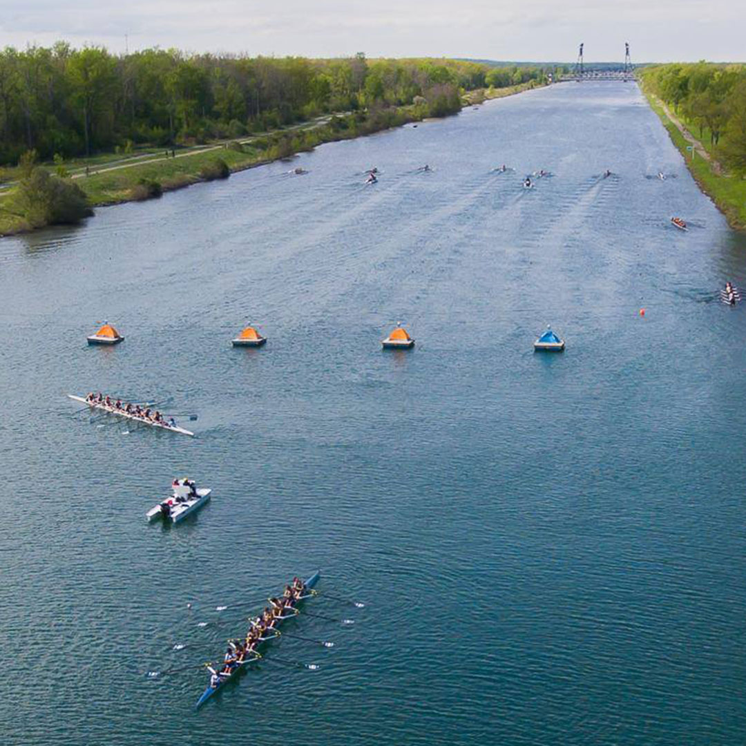 image of rowers